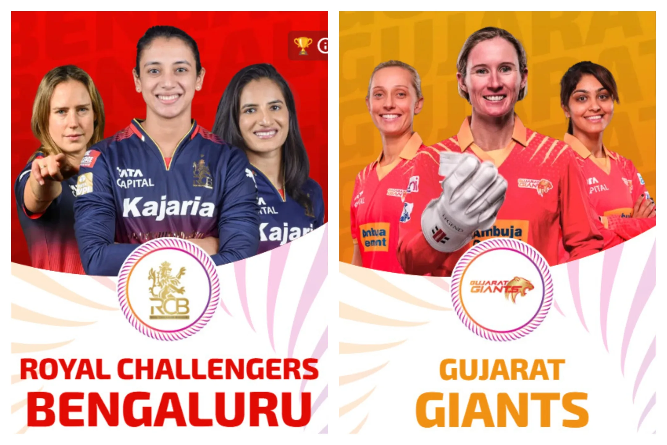 WPL 2025: Royal Challengers Bengaluru Women vs Gujarat Giants Women - Preview, Prediction and Where To Watch The Match LIVE