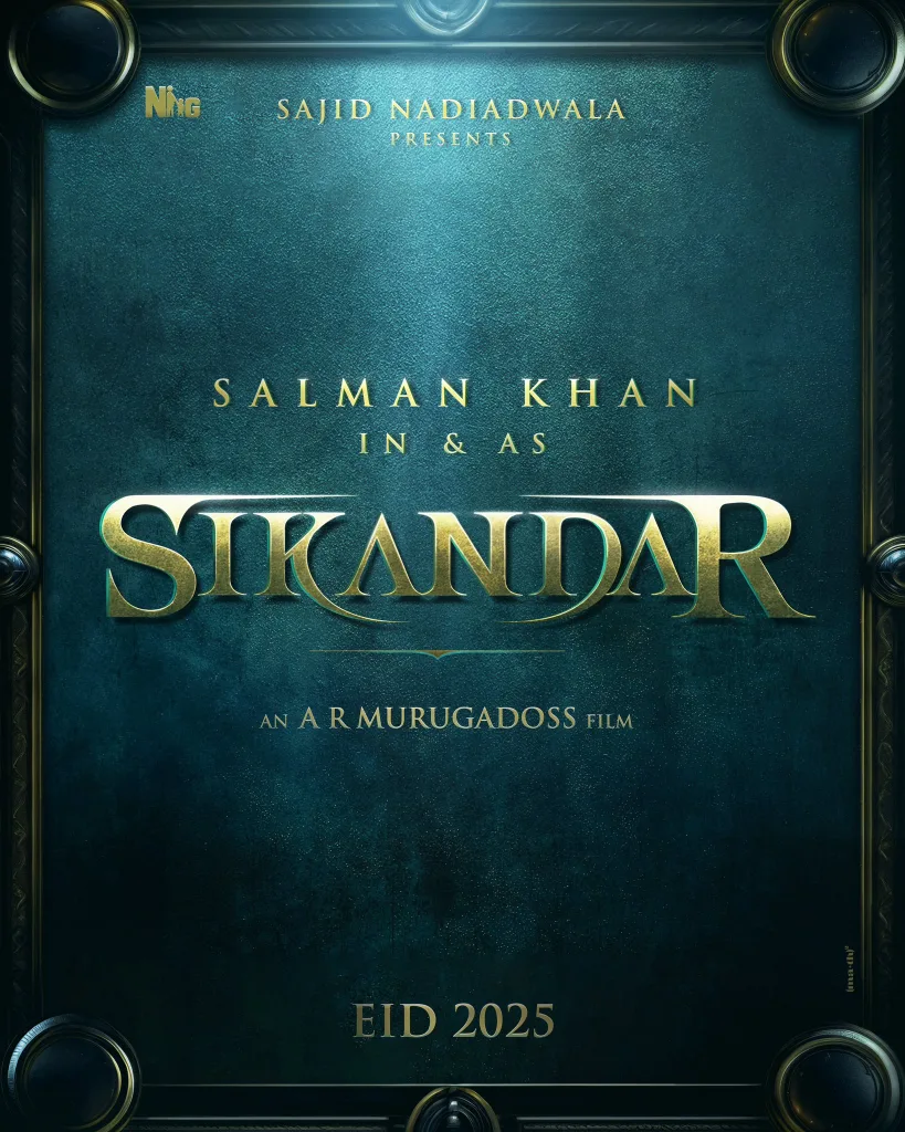 Salman Khans Fierce Look in New Sikandar Poster Out Salman Khan’s Fierce Look in New Sikandar Poster Out, Sparks Comparisons with Jacqueline Fernandez’s Mrs Serial Killer