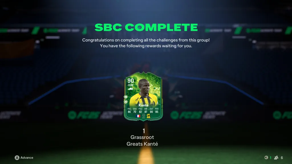 Screenshot 34 EA FC25: How to do the 90-rated Grassroot Greats Kante SBC and is it worth doing?