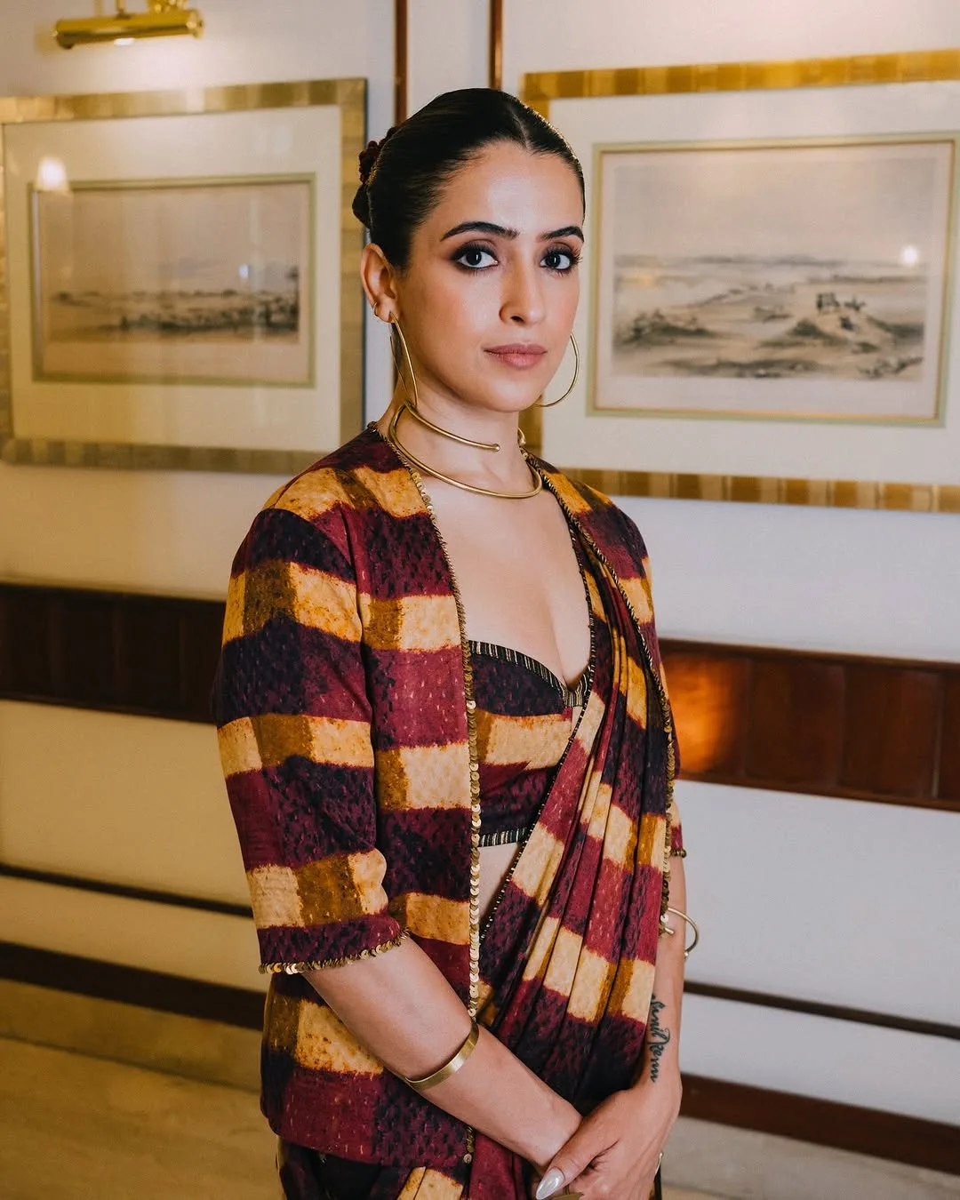 Sanya Malhotra Sustainable Glamour: Redefining Bollywood Fashion
