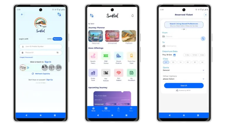 Indian Railways Launches SwaRail SuperApp with 1-Stop Access