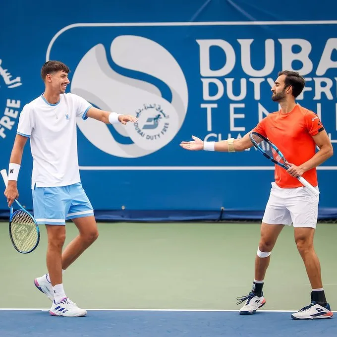 Yuki Bhambri & Alexei Popyrin Stun World No. 1 Pair at Dubai Tennis Championships