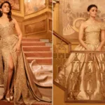 Alia Bhatt: A Modern-Day Belle in Dazzling Gold Attire