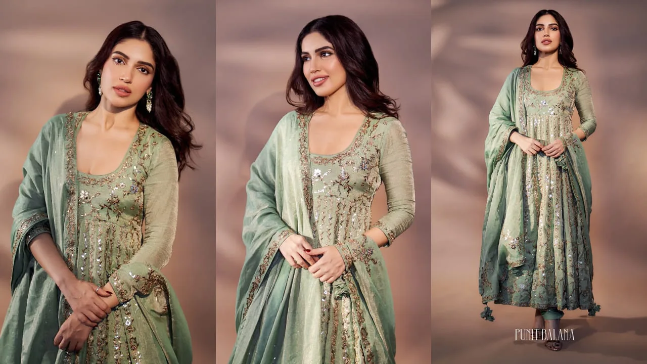 Bhumi Pednekar Stuns in ₹1.25 Lakh Punit Balana Kurta Set: The Ultimate Mehendi Look Inspiration