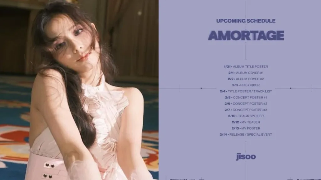 blj 2 BLACKPINK JISOO “AMORTAGE” Mini-Album: A Valentine’s Day Love Letter