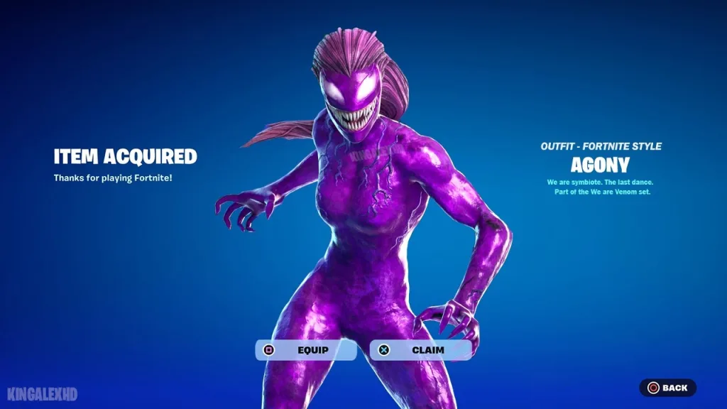 forsy 4 Unleash Your Inner Symbiote in Fortnite for Free: She-Venom and Agony Skins Hit Fortnite Item Shop!