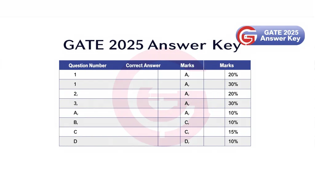 GATE 2025 Answer Key Released: Your Guide to Checking Scores and Raising Objections!