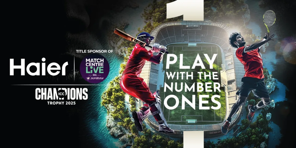 Champions Trophy 2025: Haier India Becomes the Title Sponsor for Match Center Live!