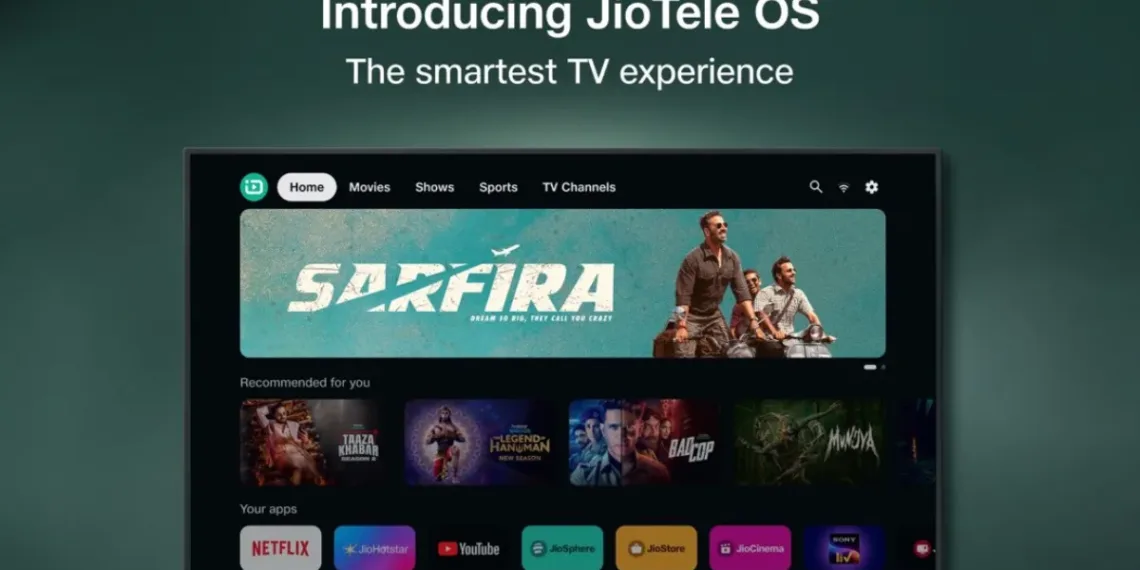 JioTele OS: A Game-Changer in Smart TV Entertainment