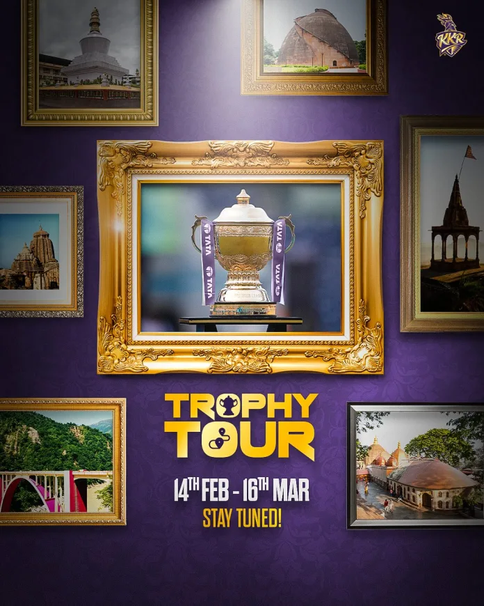 kkr ipl trophy tour KKR IPL Trophy Tour: Date and Location Details - Celebrating Cricket Glory Across Eastern India