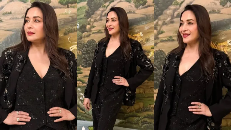 Madhuri Dixit Slays in a Rs 68,400 Black Pantsuit: Boss Lady Goals, Anyone?