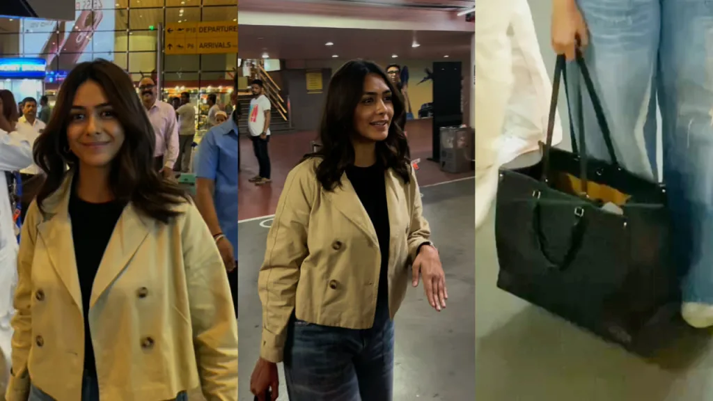 mrr 2 1 Mrunal Thakur: Slaying Airport Fashion with Subtle Luxury