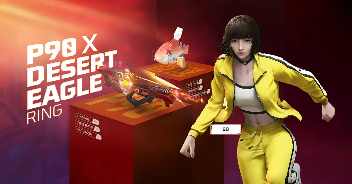 Unleash the Beast: Free Fire P90 x Desert Eagle Ring Event Brings Epic Skins and Massive Firepower!