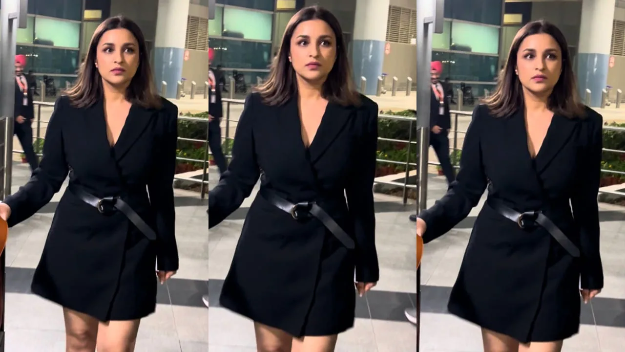 Parineeti Chopra Airport Chic: The LBD That Takes You from Boardroom to Bar