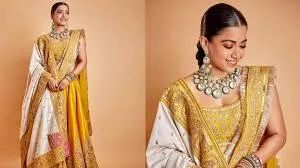 rashy 2 Rashmika Mandanna Stuns in Haldi-Perfect Yellow Kurta: A Fashion Masterclass