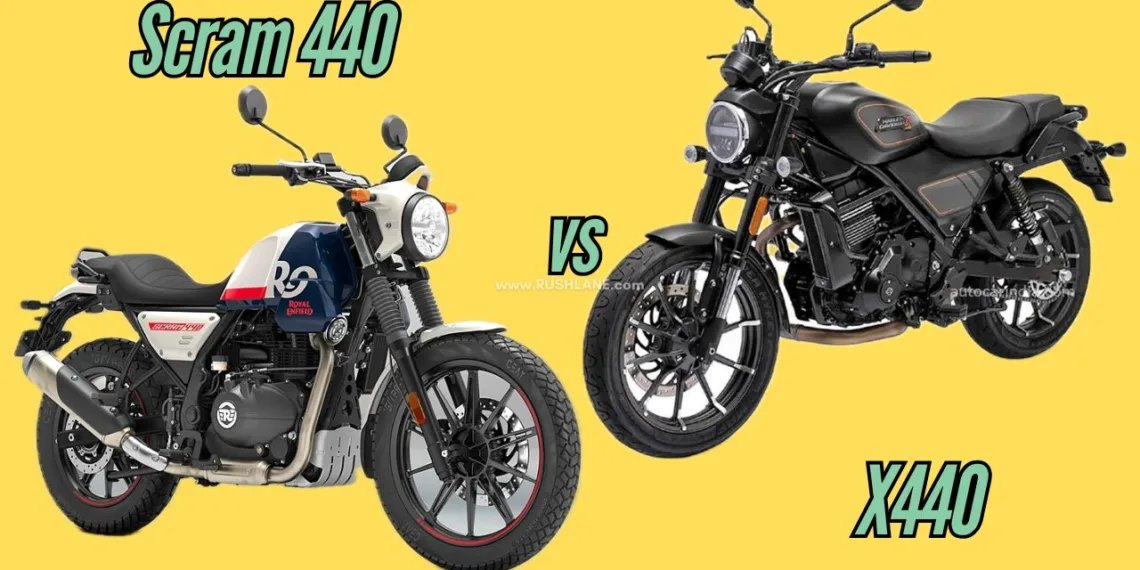 Royal Enfield Scram 440 vs. Harley X440 – A Clash of Titans in the 440cc Segment