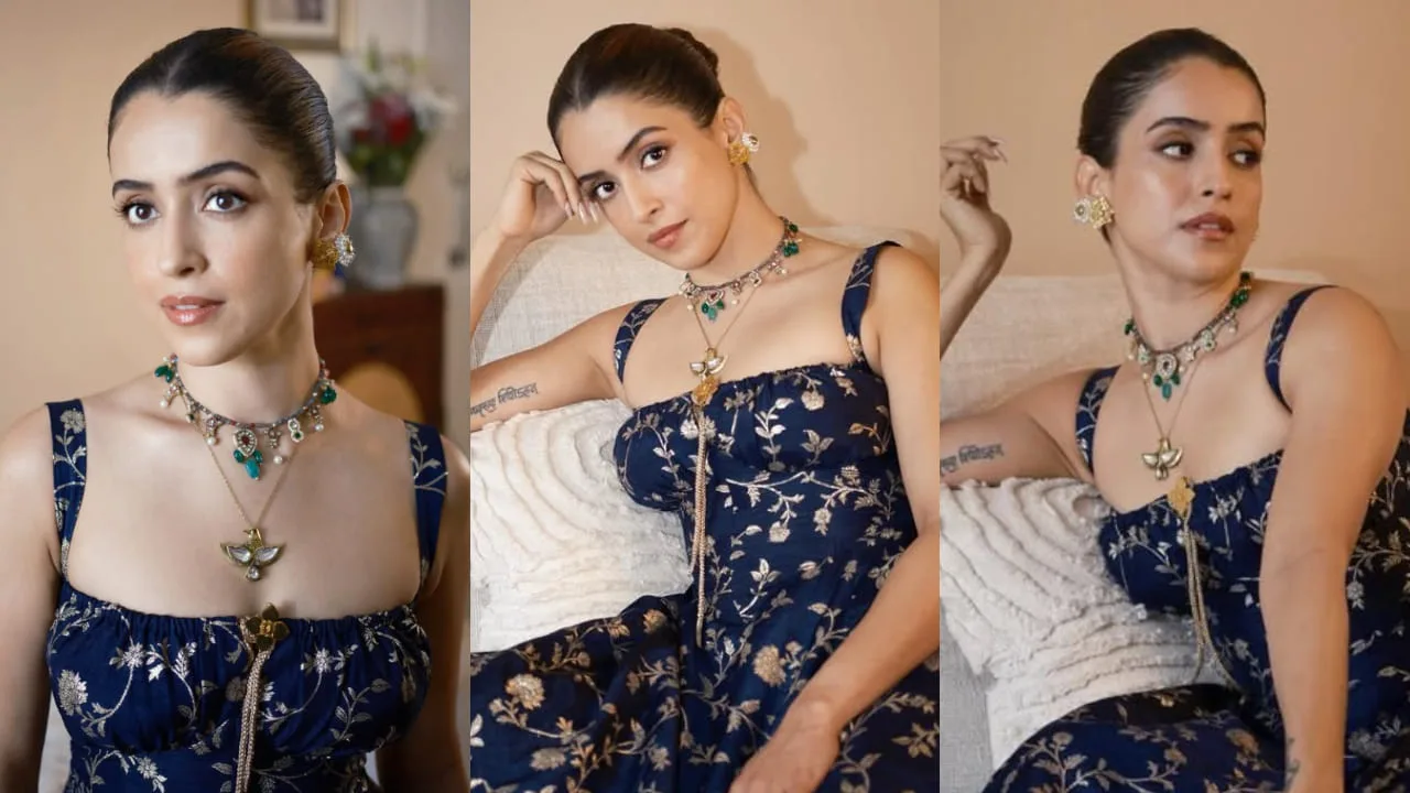 Sanya Malhotra: Redefining Elegance in a Custom Tiger and Twig Masterpiece