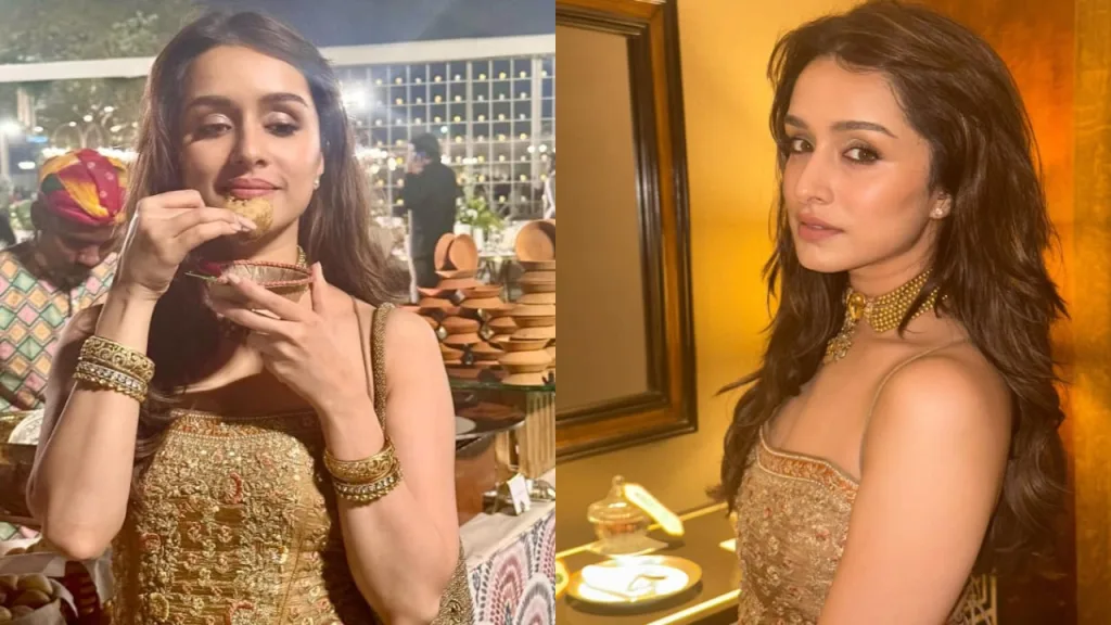 shrrra 2 Shraddha Kapoor Pani Puri Moment: Redefining Wedding Fashion with Effortless Elegance