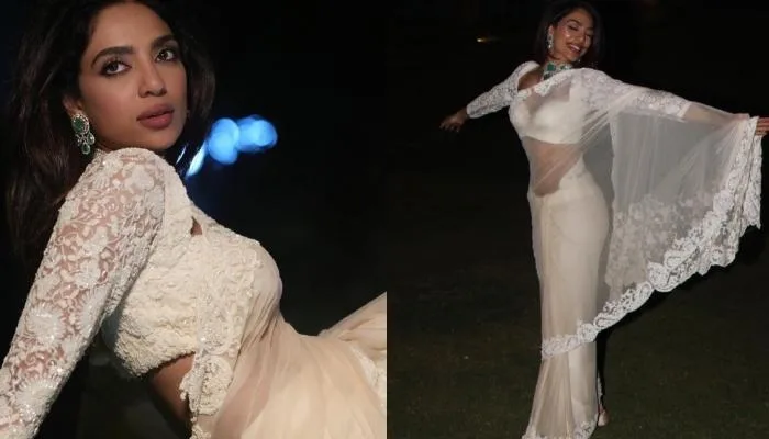 sobj 6 Sobhita Dhulipala Stuns in Classic White Saree: A Masterclass in Timeless Elegance