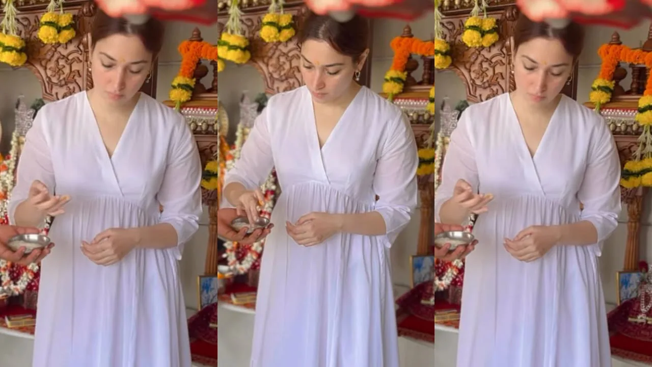 Tamannaah Bhatia Maha Shivratri Style: Elegance Meets Affordability in a Stunning White Anarkali