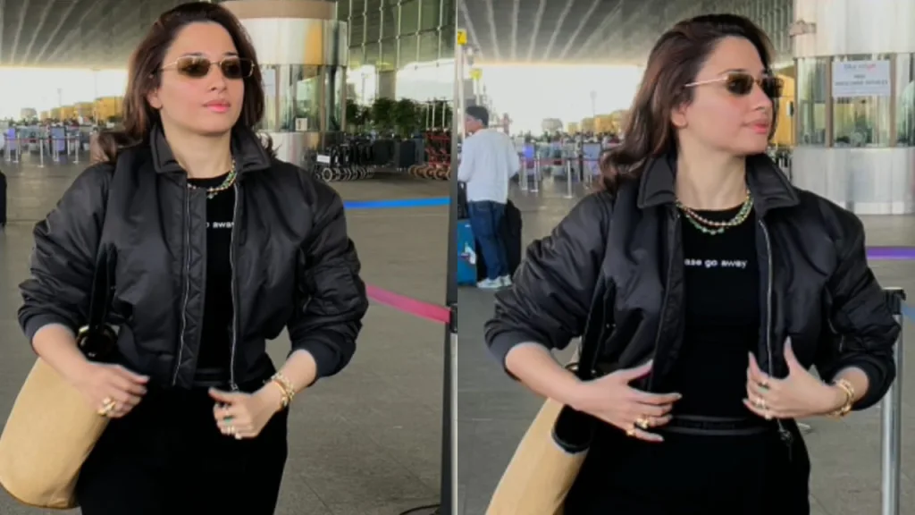 tammass 2 Tamannaah Bhatia Airport Swagger: Rocking a 42K Look That's Pure Fire!