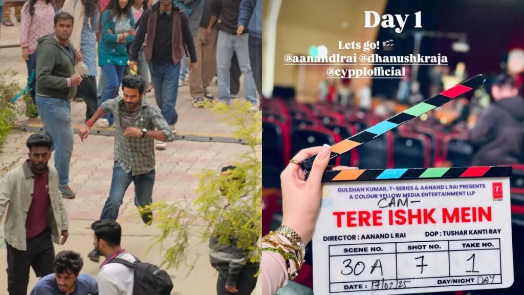 tere ishk mein Tere Ishk Mein: Dhanush and Kriti’s Passionate Love Saga Shooting begins