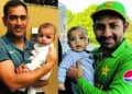 Sarfaraz Ahmed Reveals the Story Behind MS Dhoni’s Viral Photo with His Son