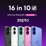 Zepto Now Delivers Apple Products in Just 10 Minutes – iPhones, AirPods, & More!
