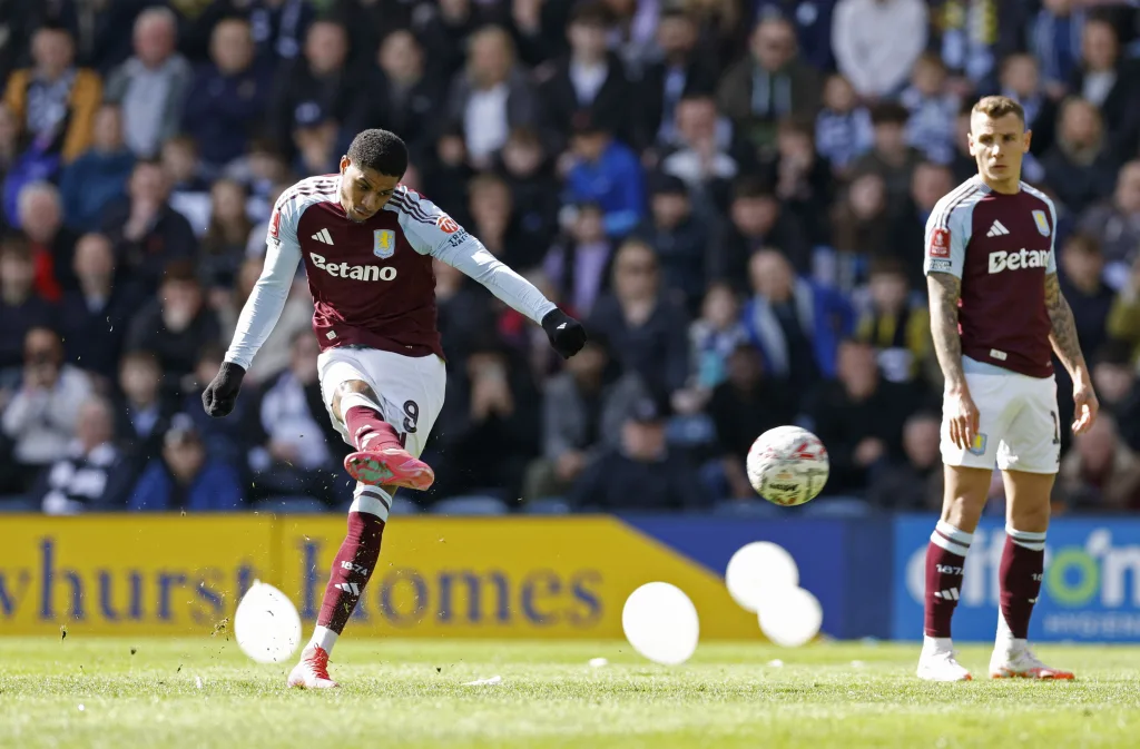 Aston VIllas Marcus Rashford Marcus Rashford Takes Veiled Swipe at Ruben Amorim After FA Cup Brace for Aston Villa