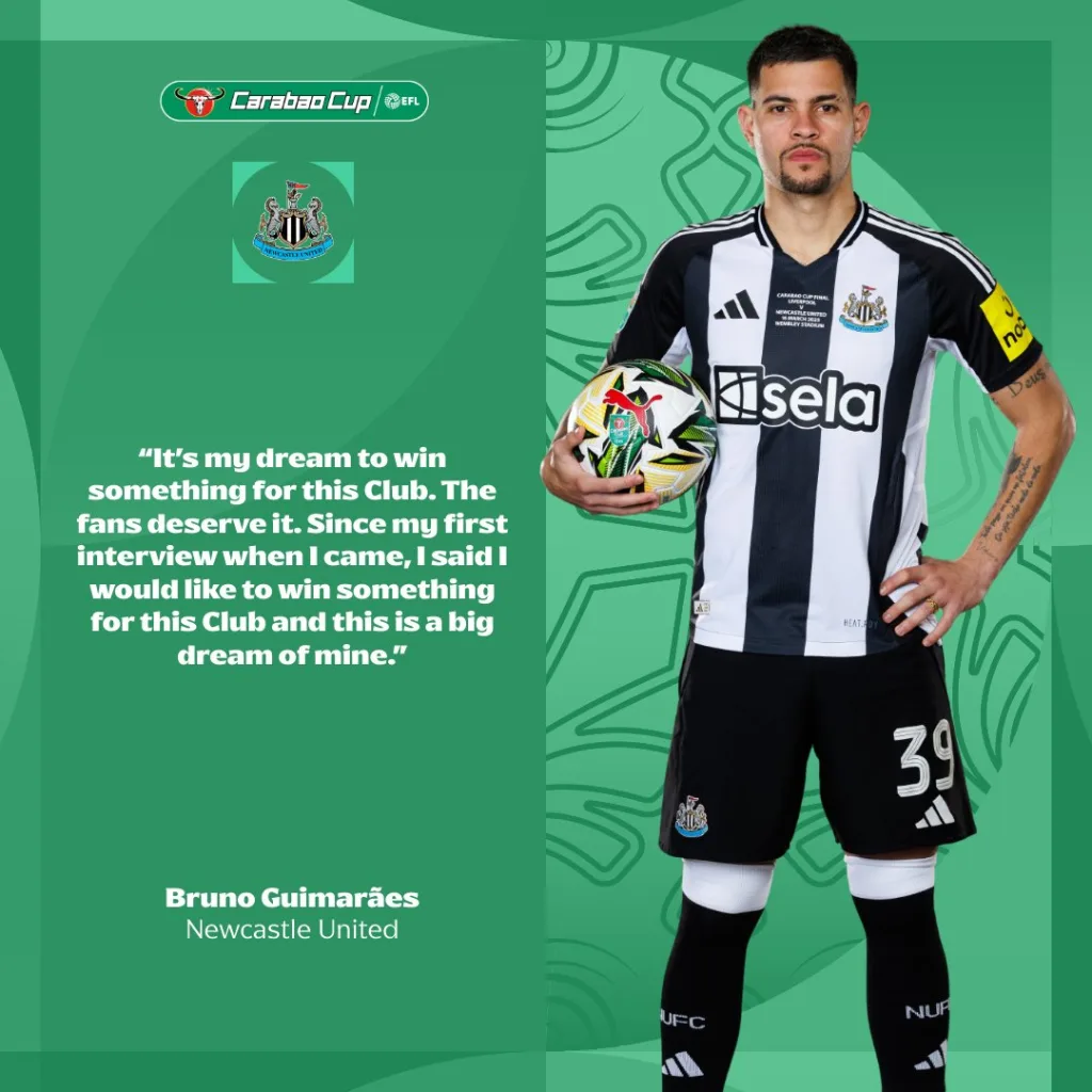 Bruno Guimaraes Carabao Cup 2024/25 Final: Liverpool vs Newcastle - Preview, Prediction and Where To Watch The Match LIVE