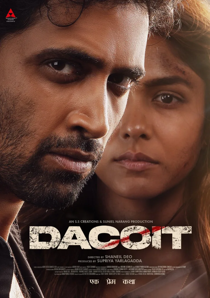 Dacoit 1 Anurag Kashyap Embraces the Badge in Adivi Sesh-Mrunal Thakur’s ‘Dacoit’