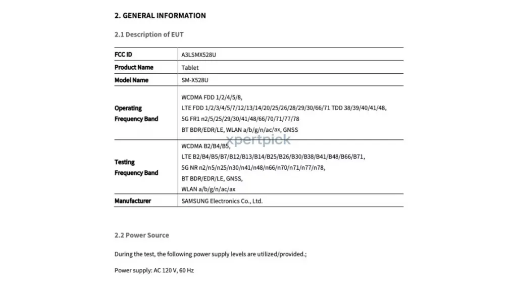 FCC 2 1 Samsung Galaxy Tab S10 FE Secures FCC, SGS Fimko Certifications