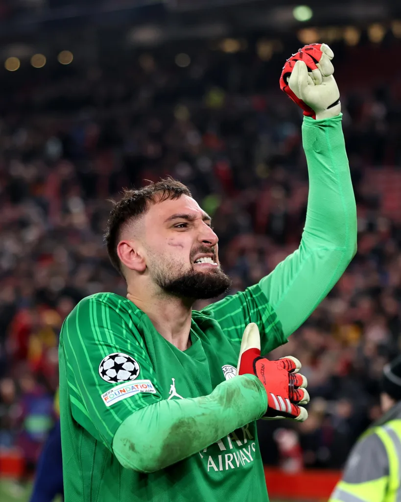 Gianluigi Donnarumma Champions League 2024/25 Round of 16 Round-Up: PSG Edge Past Liverpool On Penalties; Barcelona, Bayern, and Inter Advance