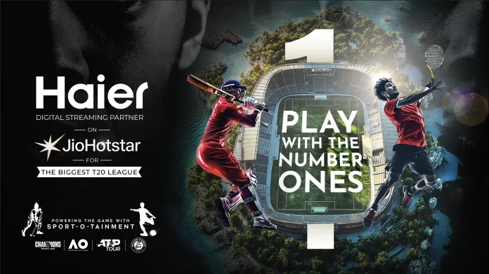 Haier x JioHotstar for IPL KV 1 Haier Teams Up with JioHotstar as Digital Streaming Partner for TATA IPL for the Third Consecutive Year!