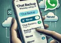 How to Stop WhatsApp Backup