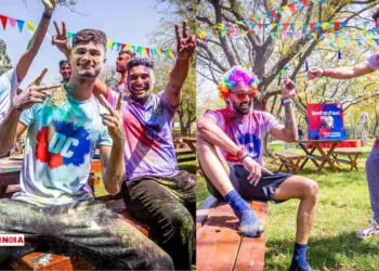 IPL 2025 Teams Celebrate Holi c