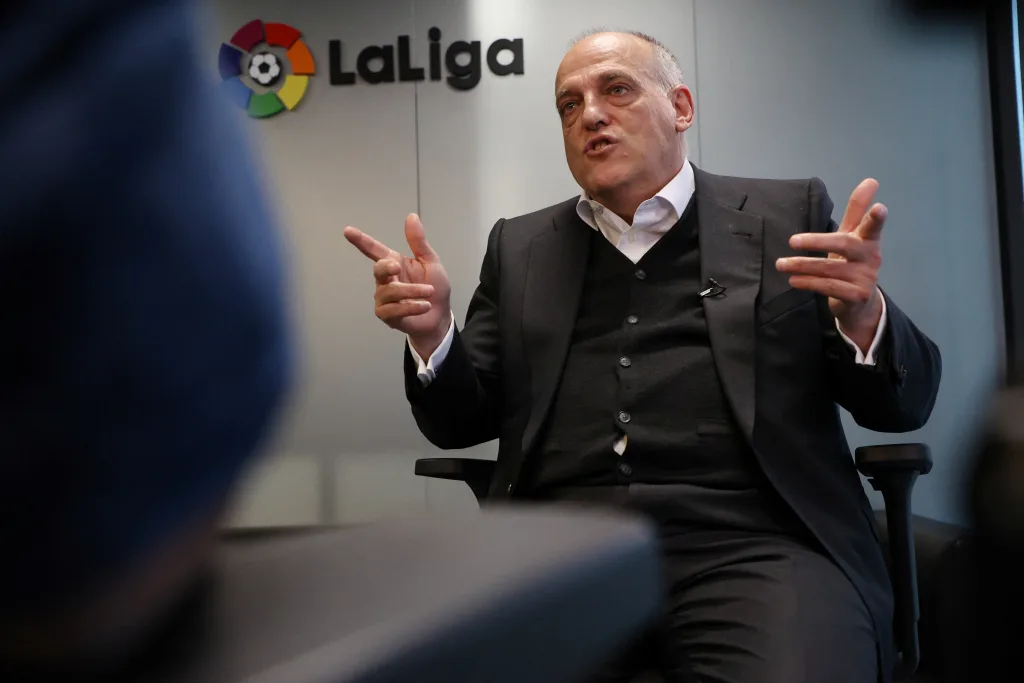 Javier Tebas Manchester City Accused of Bypassing Financial Rules by La Liga President Javier Tebas