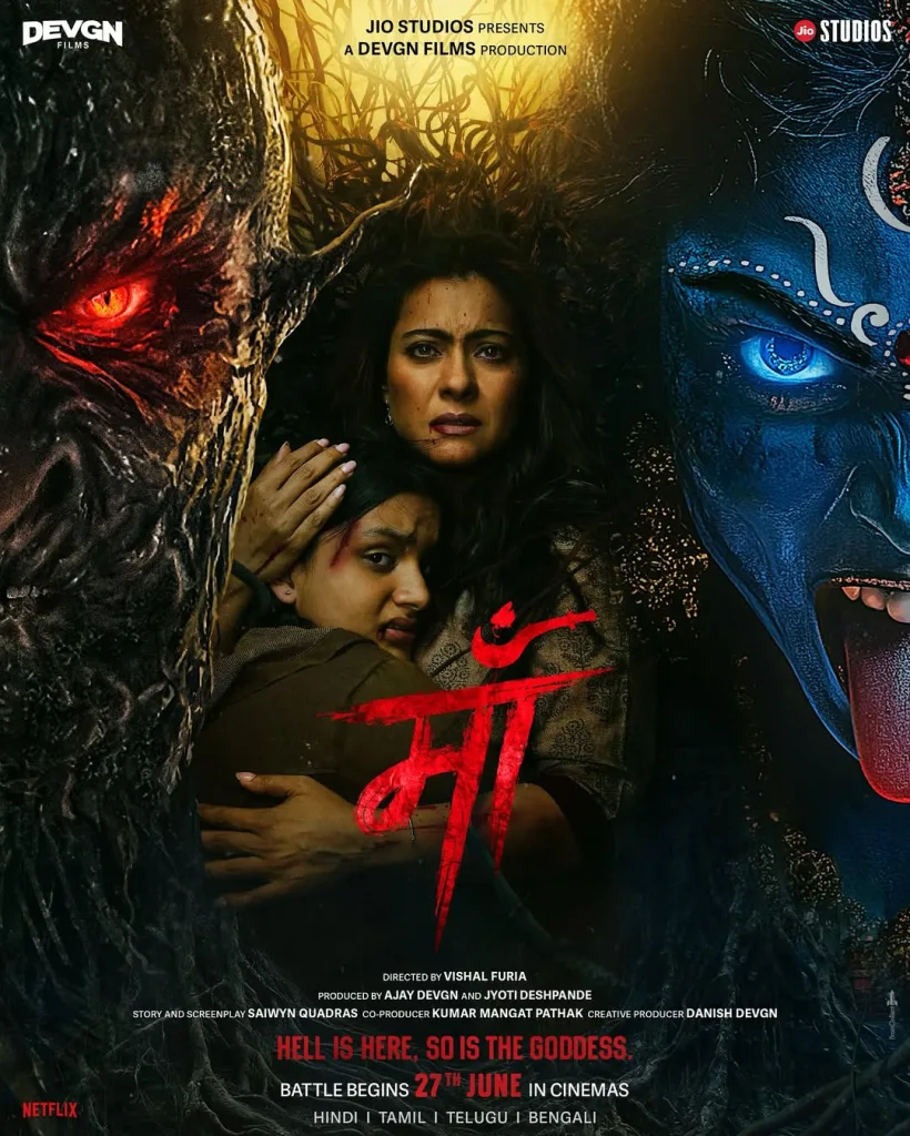 Maa Kajol’s Fierce Avatar in ‘Maa’ First Look: A Mother’s Battle to Protect Her Child