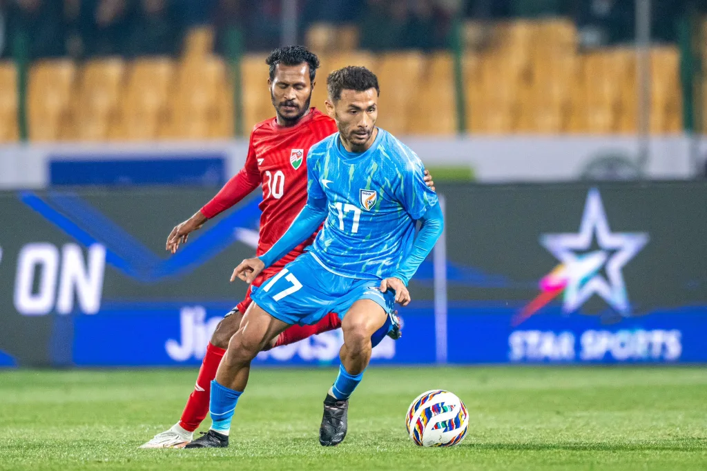 Naorem Mahesh Singh Sunil Chhetri Scores 95th Goal as India Dominate Maldives in 3-0 Win