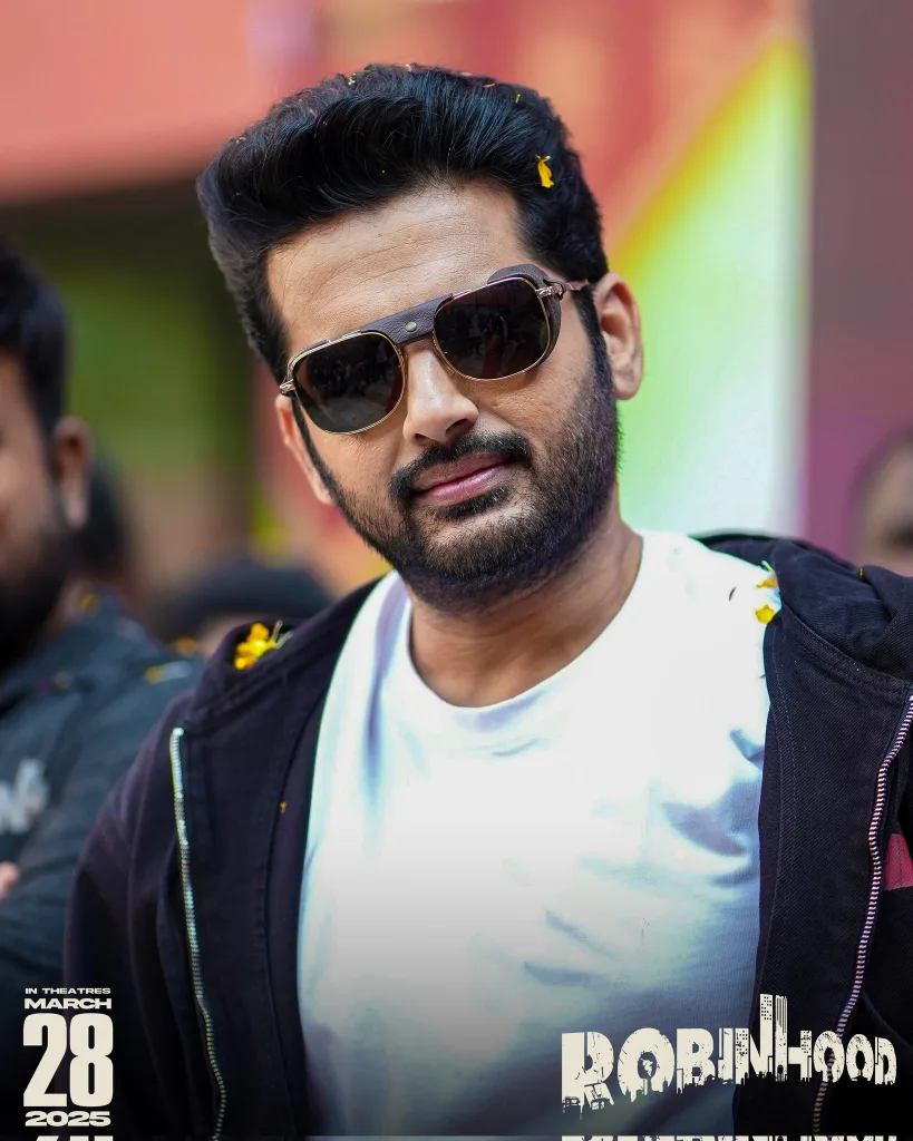 Nithiin David Warner Makes His Telugu Debut With Robinhood—First Look Poster Unveiled