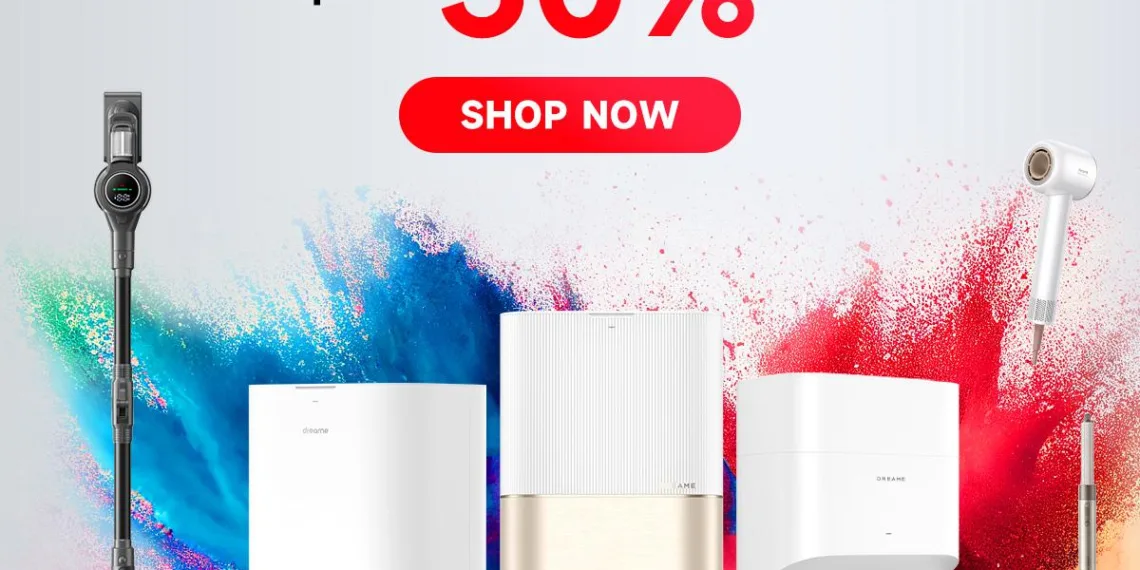 Dreame Technology Holi Sale on Amazon from March 7th till 15th