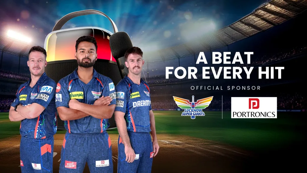 Portronics as official sponsor for LSG 1 Portronics Joins Hands with Lucknow Super Giants as Official Sponsor for IPL 2025 Season