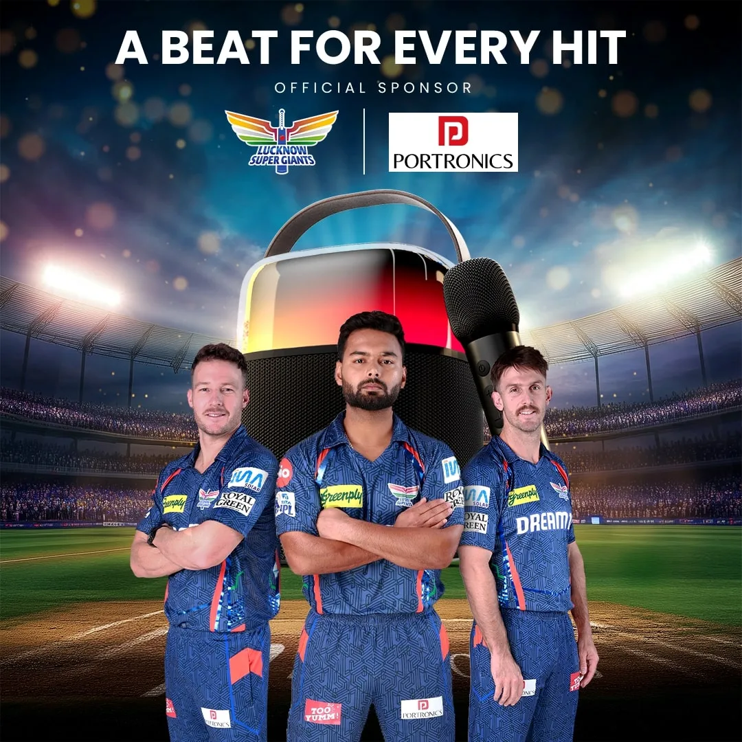 Portronics Joins Hands with Lucknow Super Giants as Official Sponsor for IPL 2025 Season