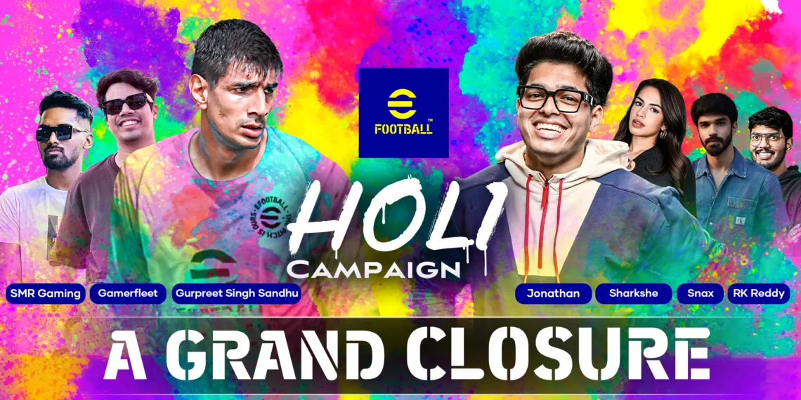 Celebrating Holi, eFootball™ Tournament Champion Crowned as Grand Finale Delivers Thrilling Competition