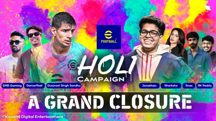 Post PR Banner Celebrating Holi, eFootball™ Tournament Champion Crowned as Grand Finale Delivers Thrilling Competition
