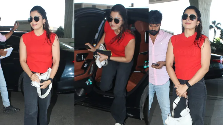 Rashmika Mandanna Viral Airport Look: How to Slay Casual Chic with a Luxe Twist Rashmika Mandanna Viral Airport Look: How to Slay Casual Chic with a Luxe Twist