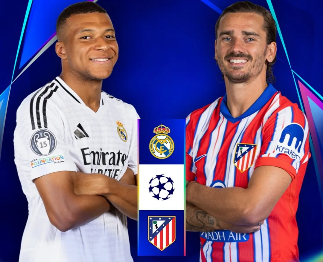 UEFA Champions League 2024/25: Real Madrid vs Atletico Madrid - Preview and Prediction and Where to Watch the Match Live?