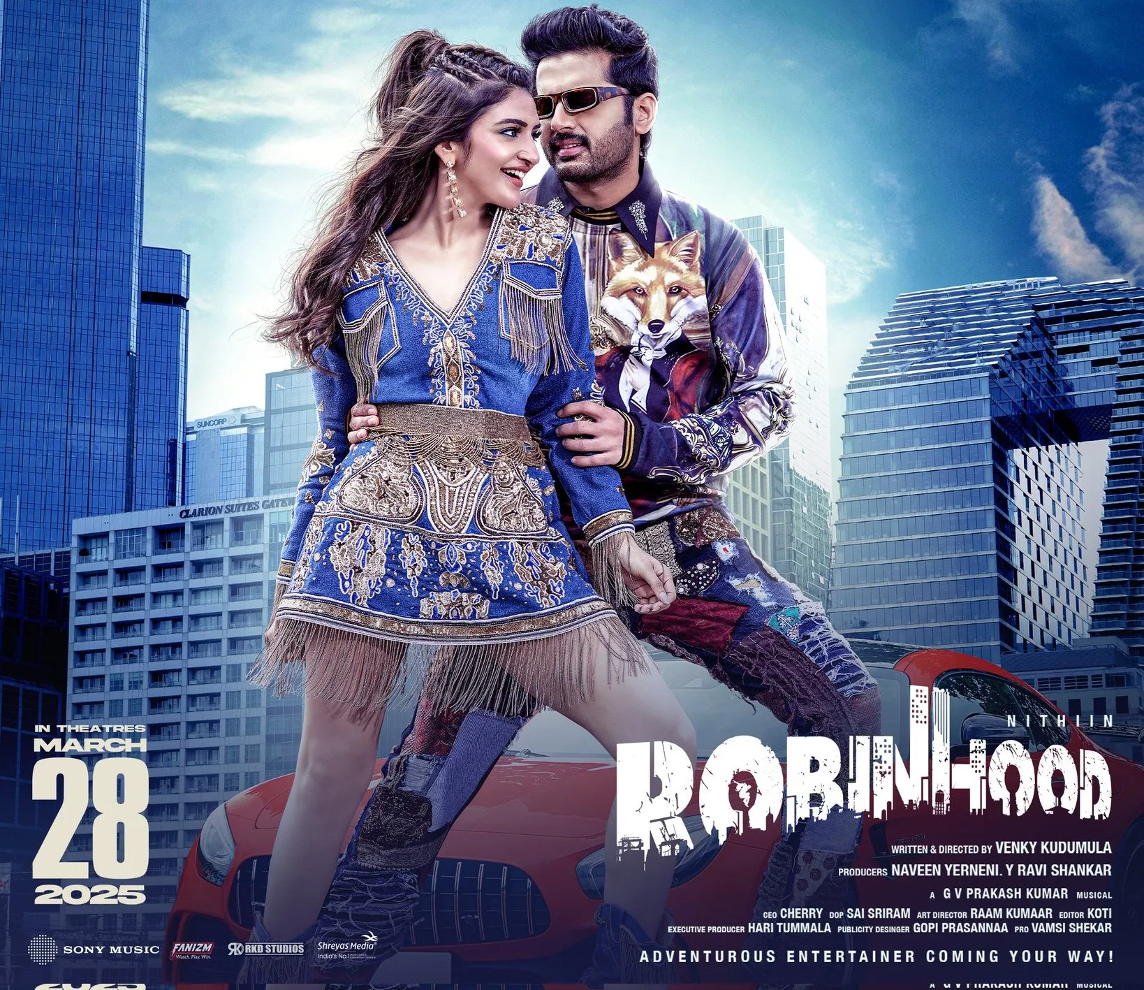 David Warner Makes His Telugu Debut With Robinhood—First Look Poster Unveiled