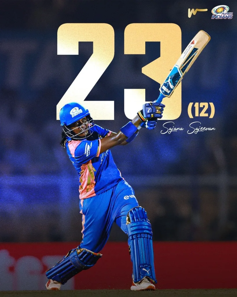 S Sajana WPL 2025: Mandhana, Wareham, and Rana Conquer Brabourne Stronghold To Prevent MI From Claiming The Top Spot