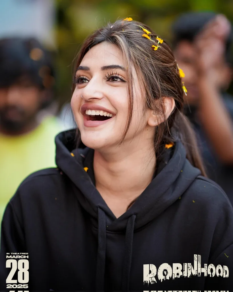 Sreeleela David Warner Makes His Telugu Debut With Robinhood—First Look Poster Unveiled
